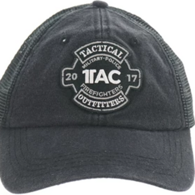 1TAC Black Truckers Hat